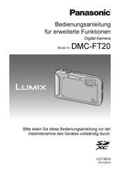 Panasonic Lumix DMC-FT20 Bedienungsanleitung