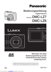 Panasonic Lumix DMC-LZ6 Bedienungsanleitung