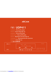 Arcam FMJ UDP411 Handbuch