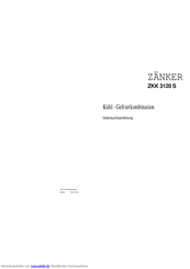 Zanker ZKK 3120 S Gebrauchsanleitung