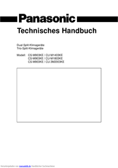 Panasonic CU-M1403KE Technischer Handbuch