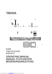 Yamaha KM802 Bedienungsanleitung