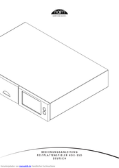 Naim Audio HDX-SSD Bedienungsanleitung