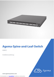 Agema AG8032 Installationsanleitung
