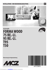 MCZ Forma Wood T95 Bedienungsanleitung