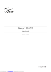 Vuzix Wrap 1200DX Handbuch