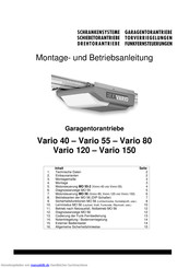 Bauer Vario 55 Montageanleitung Und Bedienungsanleitung