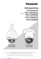 Panasonic WV-CW594E Bedienungsanleitung