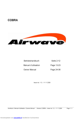 airwave Cobra Betriebsanleitung
