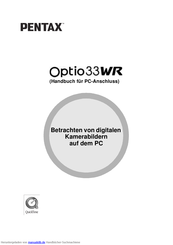 Pentax Optio33WR Handbuch