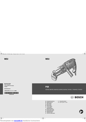 Bosch WEU 650 RE Originalbetriebsanleitung