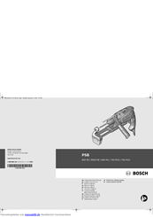 Bosch PSB 750 RCA Originalbetriebsanleitung