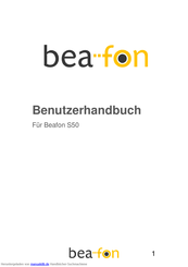 Beafon S50 Benutzerhandbuch