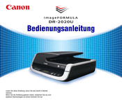 Canon DR-2020U Bedienungsanleitung
