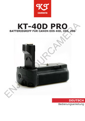 KT camera KT-40D PRO Bedienungsanleitung