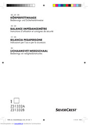 Silvercrest Z31332B Bedienungshinweise Und Sicherheitshinweise