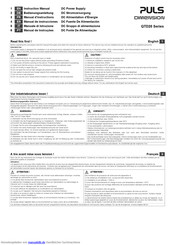 Puls dimension QTD20 Bedienungsanleitung