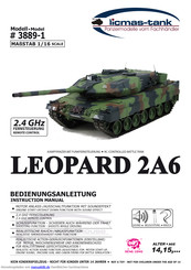 licmas-tank LEOPARD 2A6 Bedienungsanleitung
