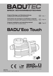 Badu Tec Badu Eco Touch Originalbetriebsanleitung
