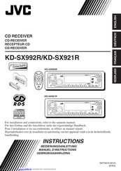 JVC KD-SX992R Bedienungsanleitung