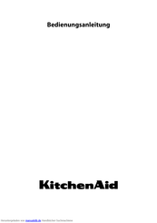 Whirlpool KitchenAid Bedienungsanleitung