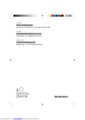 Silvercrest Z29777B Bedienungshinweise Und Sicherheitshinweise