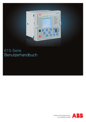 ABB Relion 615 Serie Benutzerhandbuch