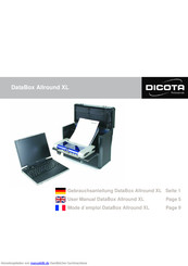 Dicota DataBox Allround XL Gebrauchsanleitung