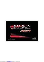 Orion HCCA10002 Bedienungsanleitung