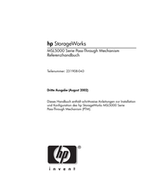 HP MSL5000 Serie Referenzhandbuch