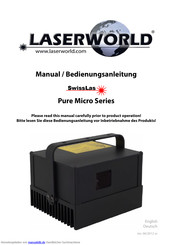Laserworld SwissLas PM-3800RGB Pure Diode Bedienungsanleitung