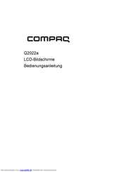 Compaq Q2022a Bedienungsanleitung