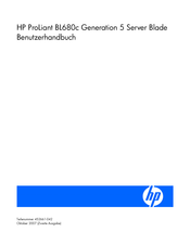 HP ProLiant BL680c Generation 5 Benutzerhandbuch