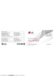 LG LG-P700 Optimus L7 Benutzerhandbuch
