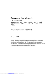 HP 7540 Serie Benutzerhandbuch