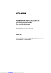 Compaq W4000 Referenzhandbuch