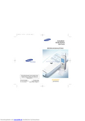 Samsung SGH-N400 Bedienungsanleitung