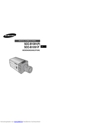 Samsung SCC-B1091P Bedienungsanleitung