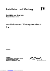 Avaya Octel 200 Installationshandbuch