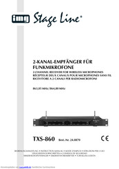 Stageline TXS-860 Handbuch