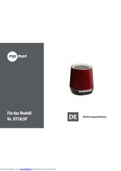 Mpman BT18cSP Bedienungsanleitung