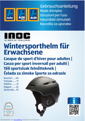 Inoc Wintersporthelm fürErwachsene Gebrauchsanweisung