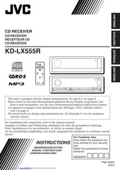 JVC KD-LX555R Bedienungsanleitung