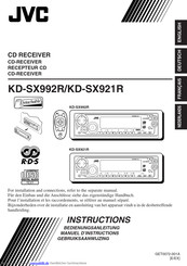 JVC KD-SX921R Bedienungsanleitung