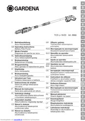 Gardena TCS Li-18/20 Betriebsanleitung