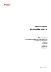 Canon MB2300 series Online-Handbuch