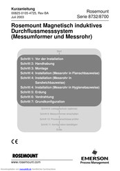 Rosemount 8700 Kurzanleitung