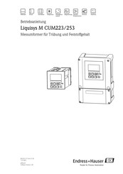 Endress+Hauser Liquisys M CUM253 Betriebsanleitung