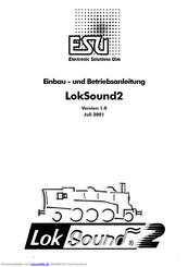 Esu LokSound2 Betriebsanleitung