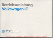 Volkswagen LT Betriebsanleitung
